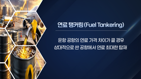 항공업계의 연료 '탱커링'에 대한 설명, 출처=머니투데이방송 안혜경 그래픽 감독