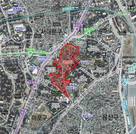 아현1구역 위치도. 자료:서울시