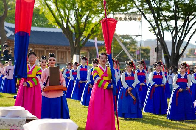 진주 논개제 행사 모습/사진=진주시