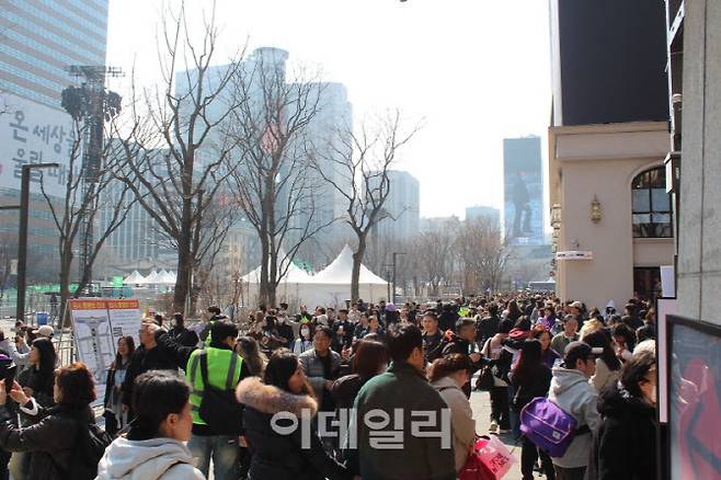 21일 서울 광화문 광장 일대에서 그룹 방탄소년단(BTS)의 컴백 공연 'BTS 컴백 라이브: 아리랑(ARIRANG)'이 열린다.(사진=김현식 기자)
