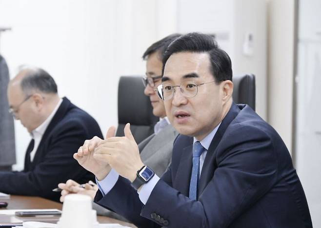 박홍근 기획예산처 장관 후보자가 17일 서울 중구 예금보험공사에서 열린 '민생안정 분야 정책간담회'를 주재하고 있다. 2026.3.17 기획예산처