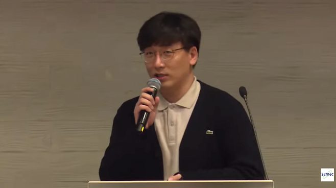 이준찬 KAIST 인공위성연구소 선임연구원. 한국과학기술원인공위성연구소 유튜브 화면 캡처