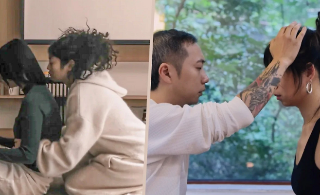 중국에서 신체 접촉과 포옹, 감각 자극 도구 등을 활용해 스트레스를 완화한다는 이른바 '밀착 터치 테라피'가 등장하며 찬반 논쟁이 커지고 있다. 사진=SCMP