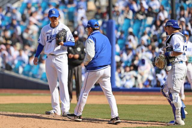 삼성 라이온즈 미야지 유라./삼성 라이온즈