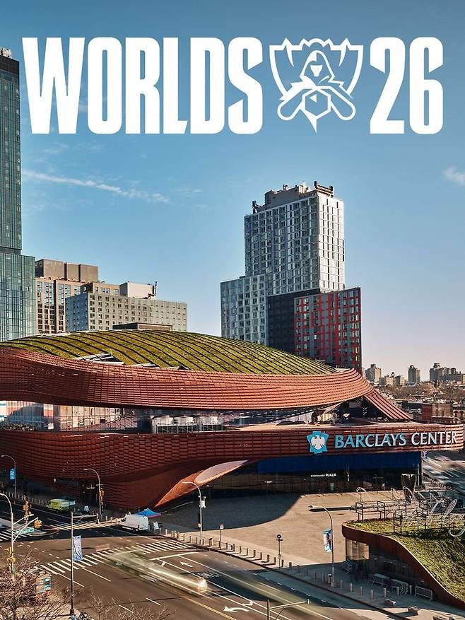 2026 LoL 월드 챔피언십 결승전이 열리는 바클레이스 센터. ⓒ라이엇 게임즈