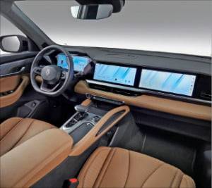 르노 그랑 콜레오스 실내 공간. 르노코리아 제공