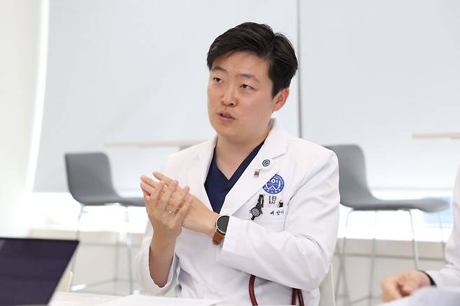 배성아 용인세브란스병원 심장내과 교수가 지난달 경기도 용인세브란스병원에서 국민일보와 인터뷰를 하고 있다. 용인세브란스 제공