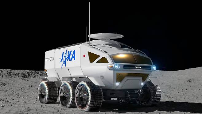 일본우주항공연구개발기구(JAXA)와 도요타는 2029년 발사를 목표로 달 탐사 차량을 개발하고 있다./도요타