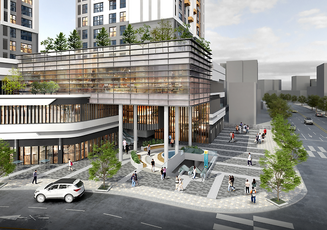 신대방삼거리역 복합개발 조감도. ⓒ서울시