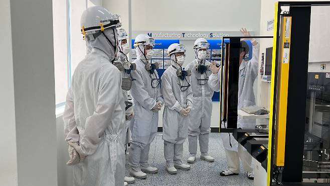 전남 직업계고 학생들이 현장 직무 교육을 받고 있다. 전라남도교육청 제공