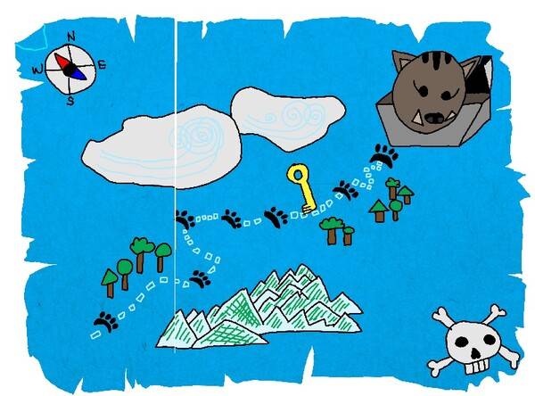 트레일러너 염주호씨의 아들 염정민 군이 아빠의 이야기를 듣고 그림을 그렸다. 그림=염정민