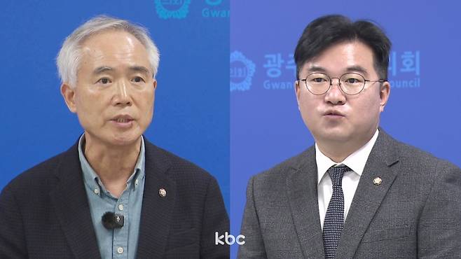 ▲ 양부남 더불어민주당 의원(왼쪽)과 정준호 더불어민주당 의원