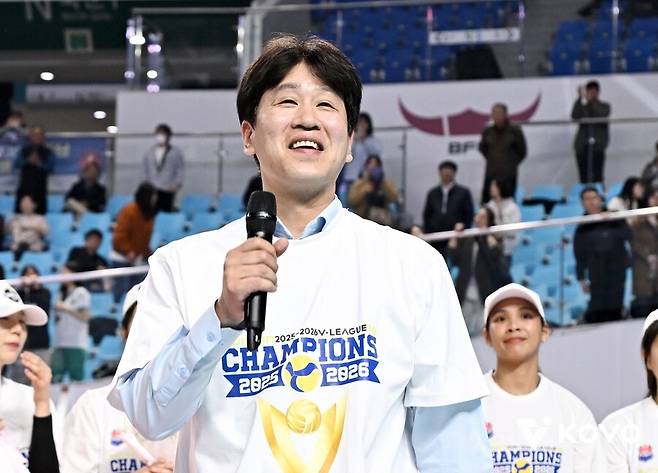 ▲ 김종민 감독 ⓒKOVO