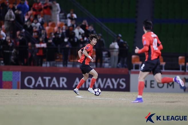 강원FC 신민하. /사진=한국프로축구연맹 제공