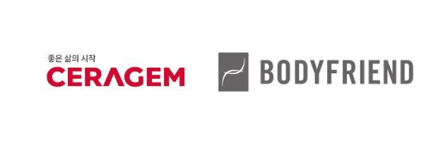 세라젬(왼쪽), 바디프랜드(오른쪽) 로고.