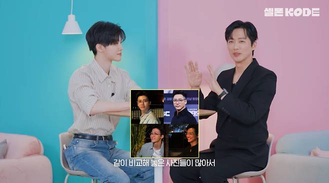 NCT 재민(왼쪽)과 남궁민(유튜브 영상 갈무리)