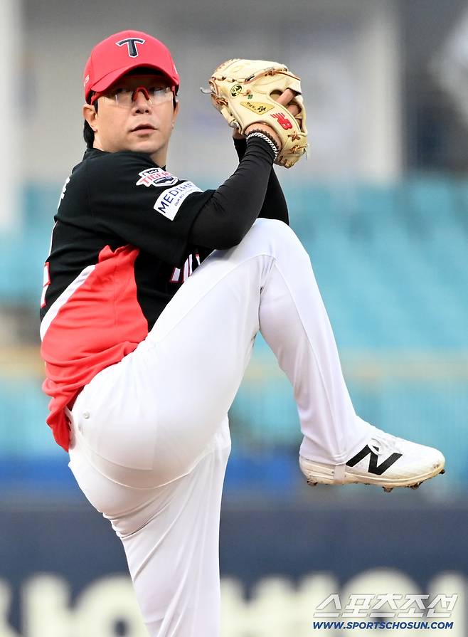 23일 대구삼성라이온즈파크에서 열린 KIA와 삼성의 시범경기. KIA 선발투수 양현종이 역투하고 있다. 대구=허상욱 기자wook@sportschosun.com/2026.03.23/