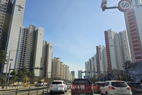 아파트들이 즐비한 평택 고덕국제신도시./사진=미디어펜 서동영 기자