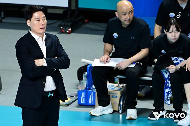 강성형 현대건설 감독. 한국배구연맹 제공