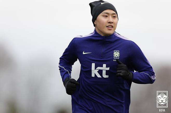 대한민국 축구 국가대표팀 미드필더 이강인(파리 생제르맹). /사진=대한축구협회(KFA) 제공