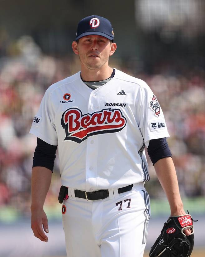 두산 베어스 외국인 투수 크리스 플렉센. /사진=두산 베어스 제공