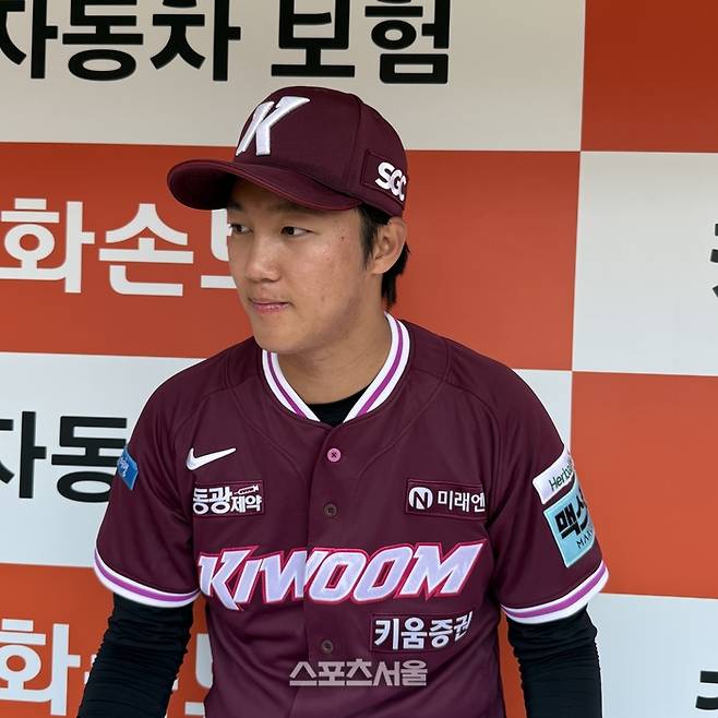 안우진이 인터뷰에 임하고 있다. 대전 | 박연준 기자 duswns0628@sportsseoul.com