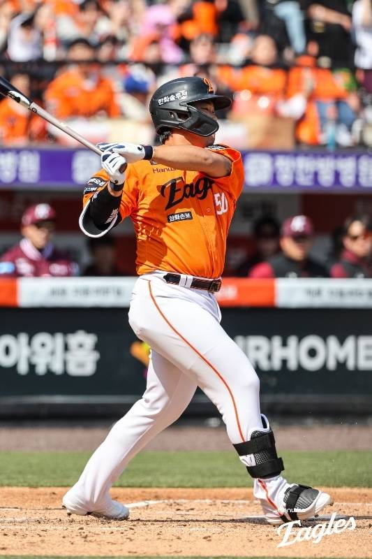 강백호가 타격에 임하고 있다. 사진 | 한화 이글스