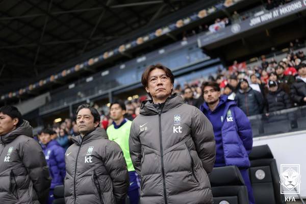 홍명보 남자 축구대표팀 감독. 대한축구협회 제공