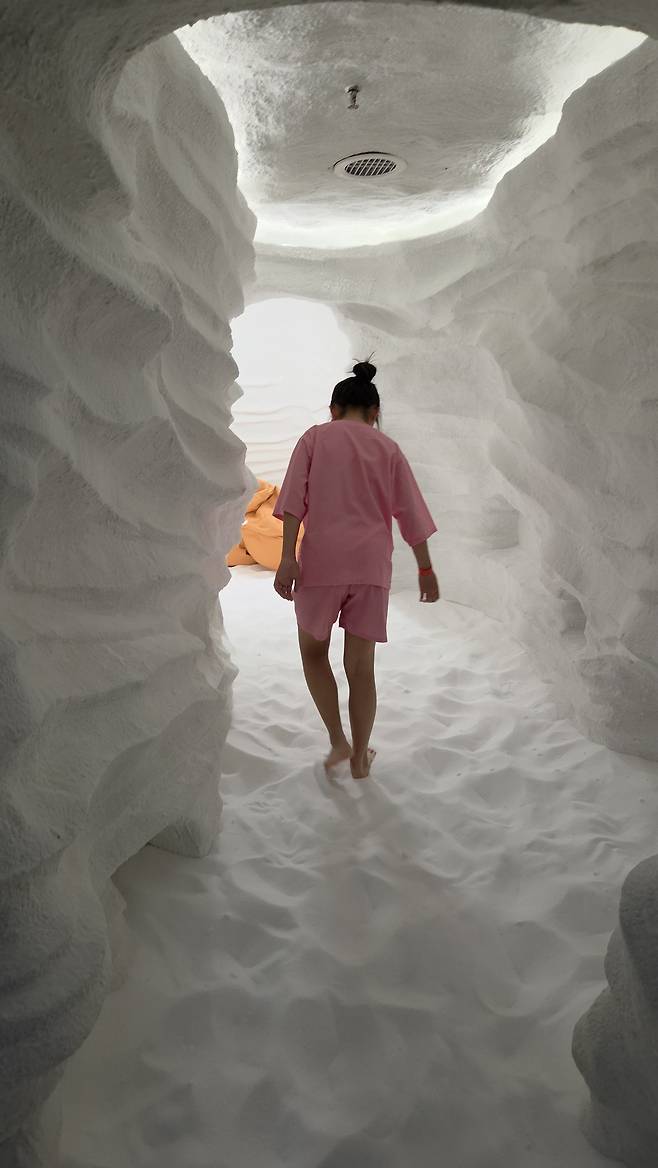 이탕온천지구 소금방. 사진|강석봉 기자