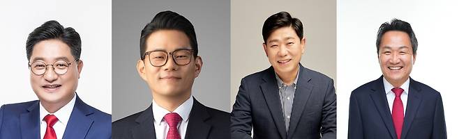 6·3 지방선거 국민의힘 포항시장 공천 후보자를 뽑는 경선 명단에 이름을 올린 문충운, 박대기, 박용선, 안승대 예비후보(가나다순). /각 예비후보 제공