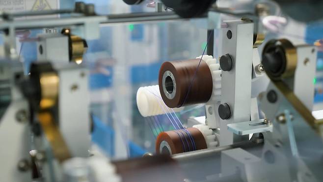 삼양그룹 생분해성 봉합사 생산설비. /제공=삼양그룹