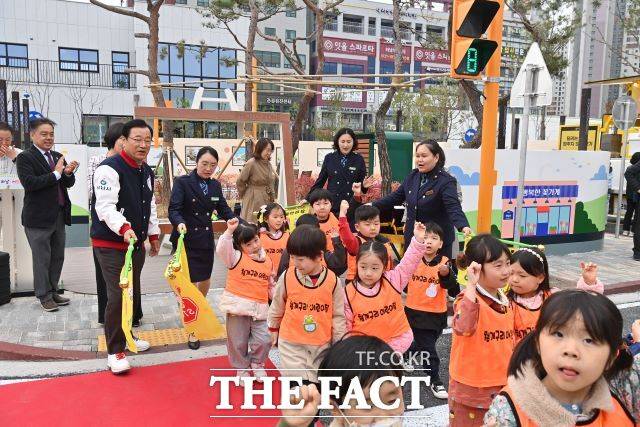 경기 하남시 풍산동 일원 미사숲공원에 조성한 '하남 어린이 교통공원'. /하남시