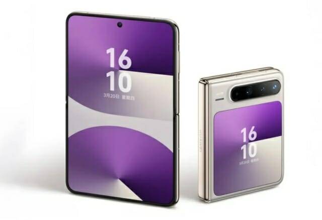 화웨이가 폴더블 아이폰에 대응하기 위해 가로가 긴 폴더블폰을 개발 중이라는 소식이 나왔다. 사진은 화웨이 폴더블폰 '푸라X' (사진=화웨이)