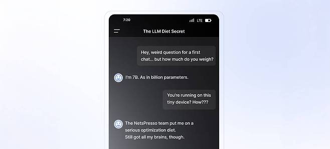 지금은 네트워크 연결이 있어야 AI를 구동하지만, 모델양자화 기술이 발전하면서 노트북, 스마트폰, 엣지 AI 기기 등에서도 AI를 안정적으로 구동할 수 있는 시대가 올 수 있다 / 출처=노타