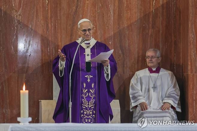 레오 14세 교황. 로이터 연합뉴스.