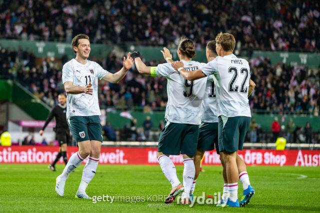오스트리아 대표팀/게티이미지코리아