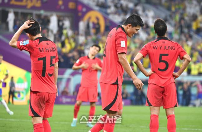 부상으로 카타르월드컵에서 고생했던 김민재. 도하 | 최승섭 기자