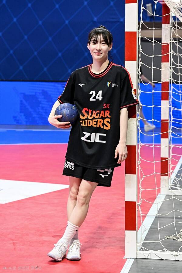 SK슈가글라이더즈의 강경민. 한국핸드볼연맹 제공