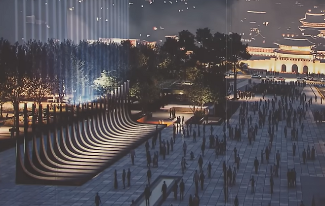 서울시가 추진하는 감사의 정원 조감도