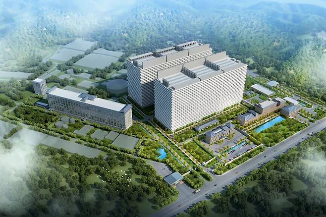 26층 돼지호텔 조감도. 후베이중신카이웨이현대농업 공개