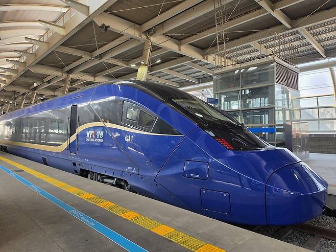 정차된 KTX열차. 코레일 제공