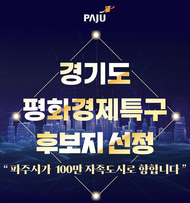  파주시, 경기도 평화경제특구 후보지 선정 Ⓒ파주시청 제공