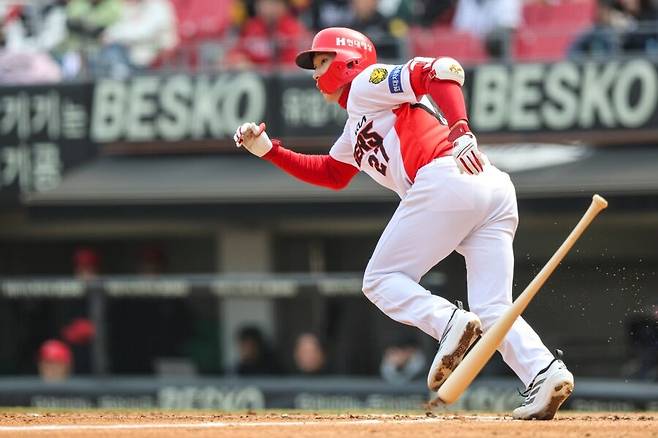 ▲ 올 시즌 KIA 리드오프의 중책을 맡은 김호령 ⓒKIA타이거즈