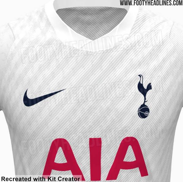 토트넘 2026~2027시즌 홈 유니폼 유출본. /사진=푸티 헤드라인스 갈무리