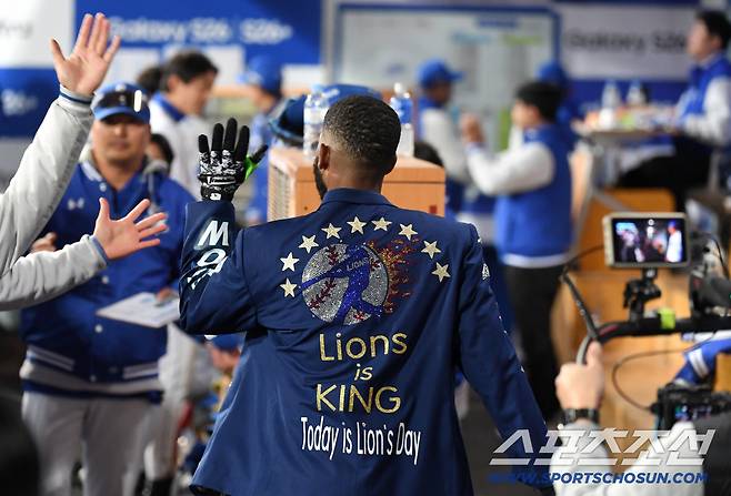 31일 대구 삼성라이온즈파크에서 열린 삼성과 두산의 경기. 8회말 동점 3점 홈런을 날린 삼성 디아즈. 대구=송정헌 기자songs@sportschosun.com/2026.03.31/