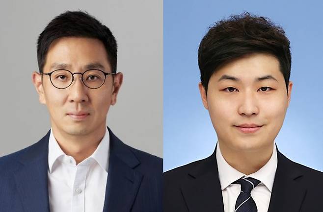 김영범 한양대 기계공학부 교수, 김선민 석박사통합과정. 한국연구재단 제공