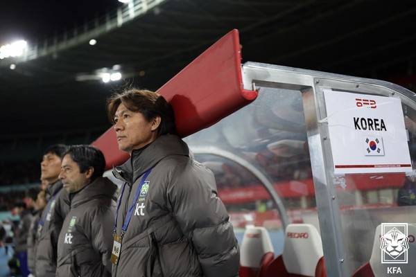 홍명보 남자 축구대표팀 감독. 대한축구협회 제공