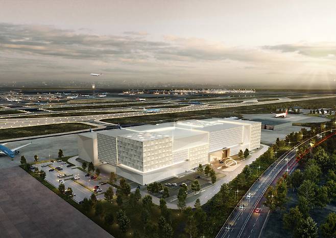 인천공항 미술품 수장고 예상 조감도. 인천국제공항공사 제공
