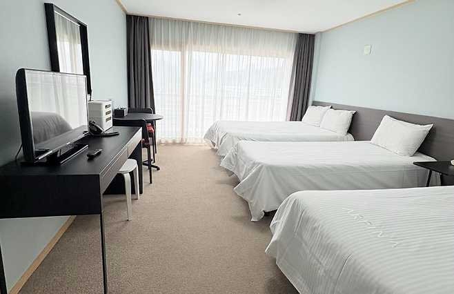 아르피나 슈페리어 디럭스 객실 모습. /부산도시공사 제공