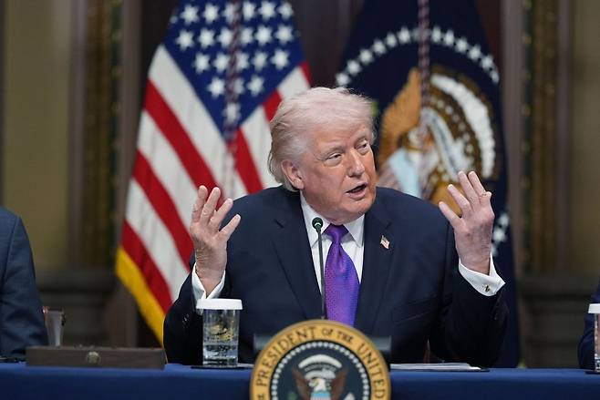 도널드 트럼프 미국 대통령. AP뉴시스